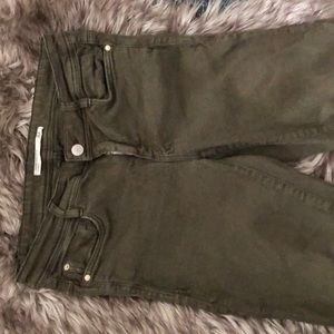 Olive green pants